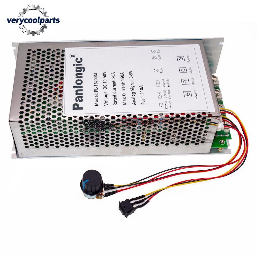 150A Reversible DC Motor Speed Controller PWM Control Soft Start 7500W 10-50V DC