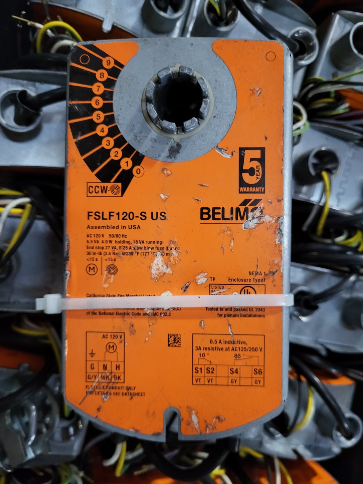 Belimo FSLF120-S US Fire Smoke Actuator