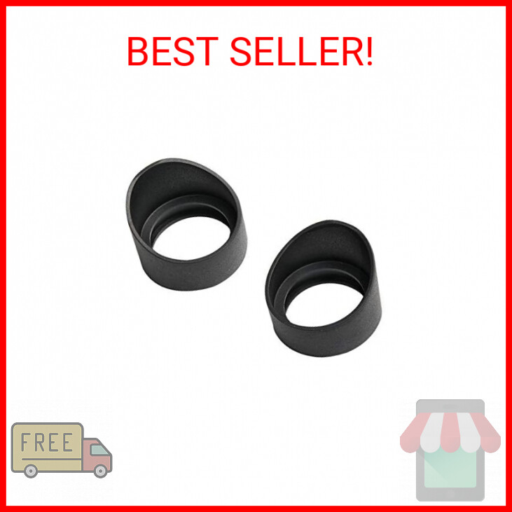 Acxico 2 pcs Rubber Eye Cover Guards Binocular Microscope Eyepiece Eye Cups for