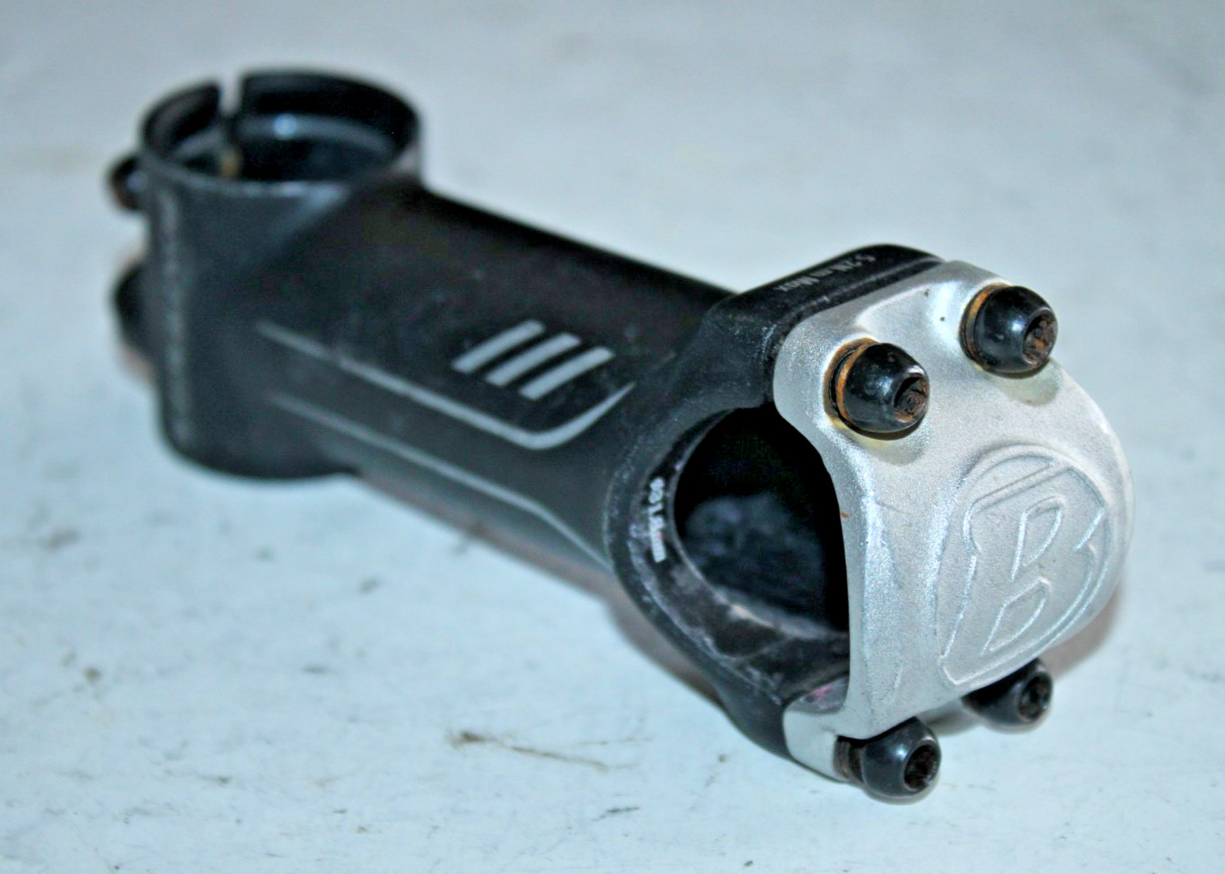 Bontrager RL Stem 1 1/8" Threadless 100mm 7º Rise Stem 31.8mm Black Race Lite