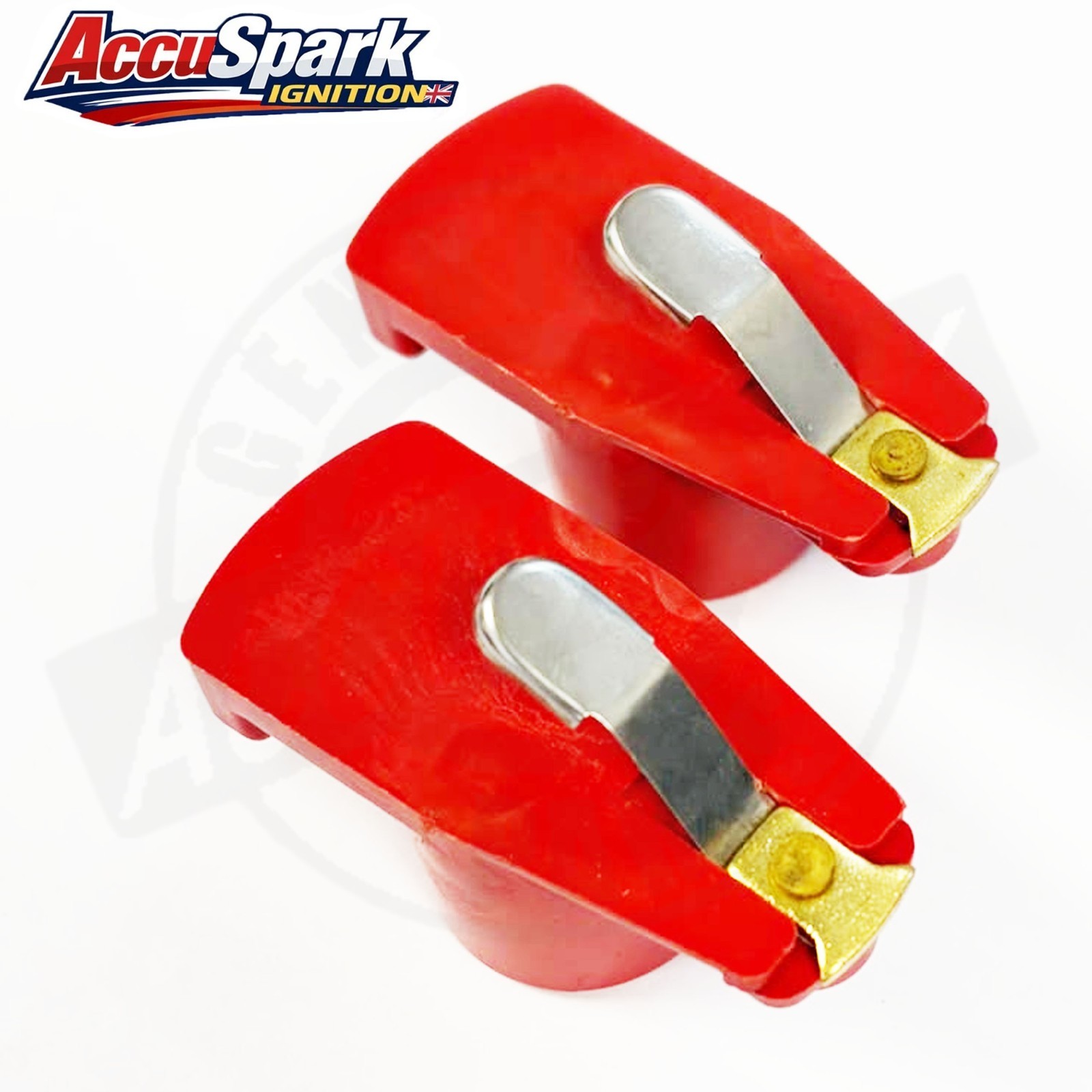Pair AccuSpark Red Rotor Arm for Motorcraft Distributors Suitable for Ford