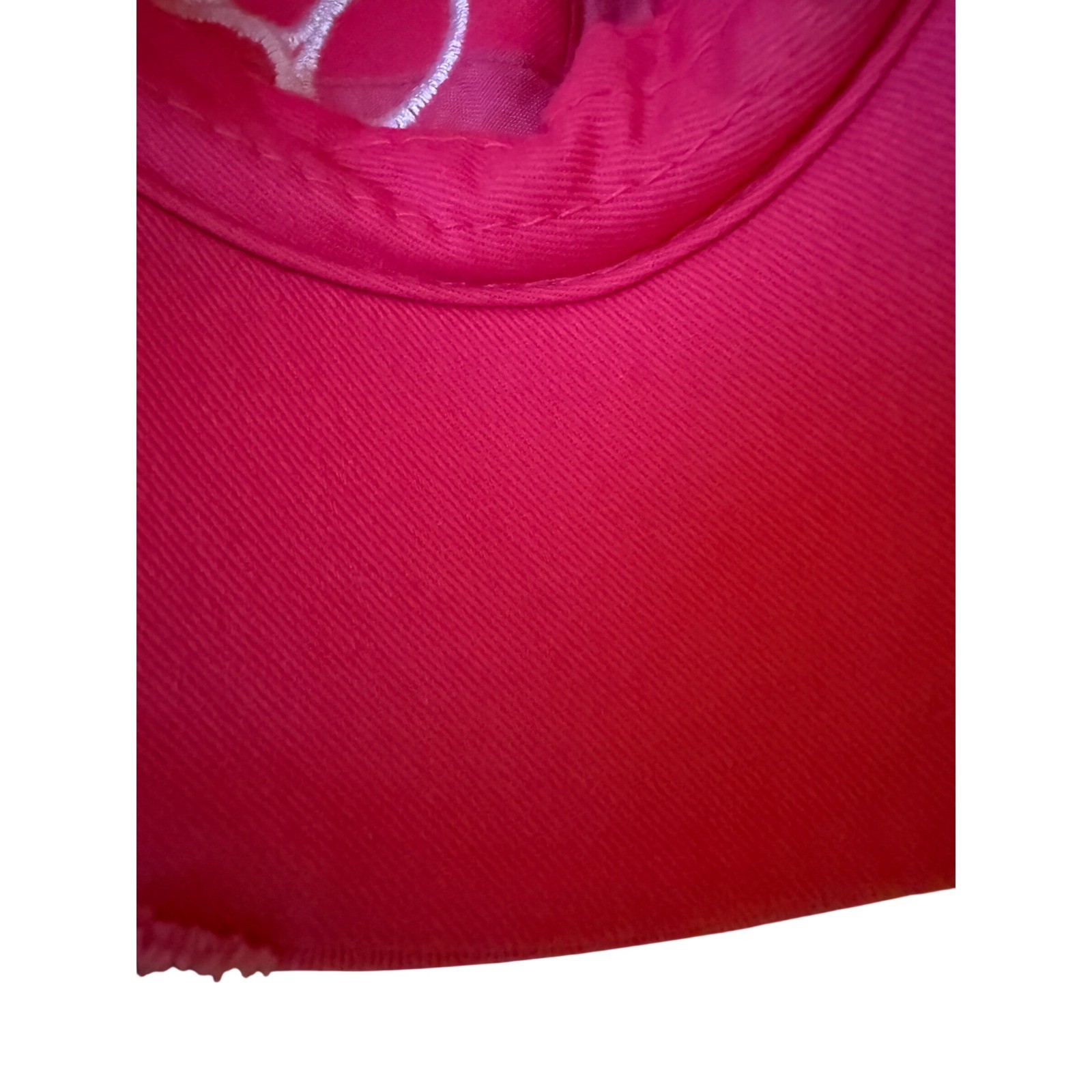Premium Pink Cadet Hat Glitter Paw Print Studded Distressed Cap Womens