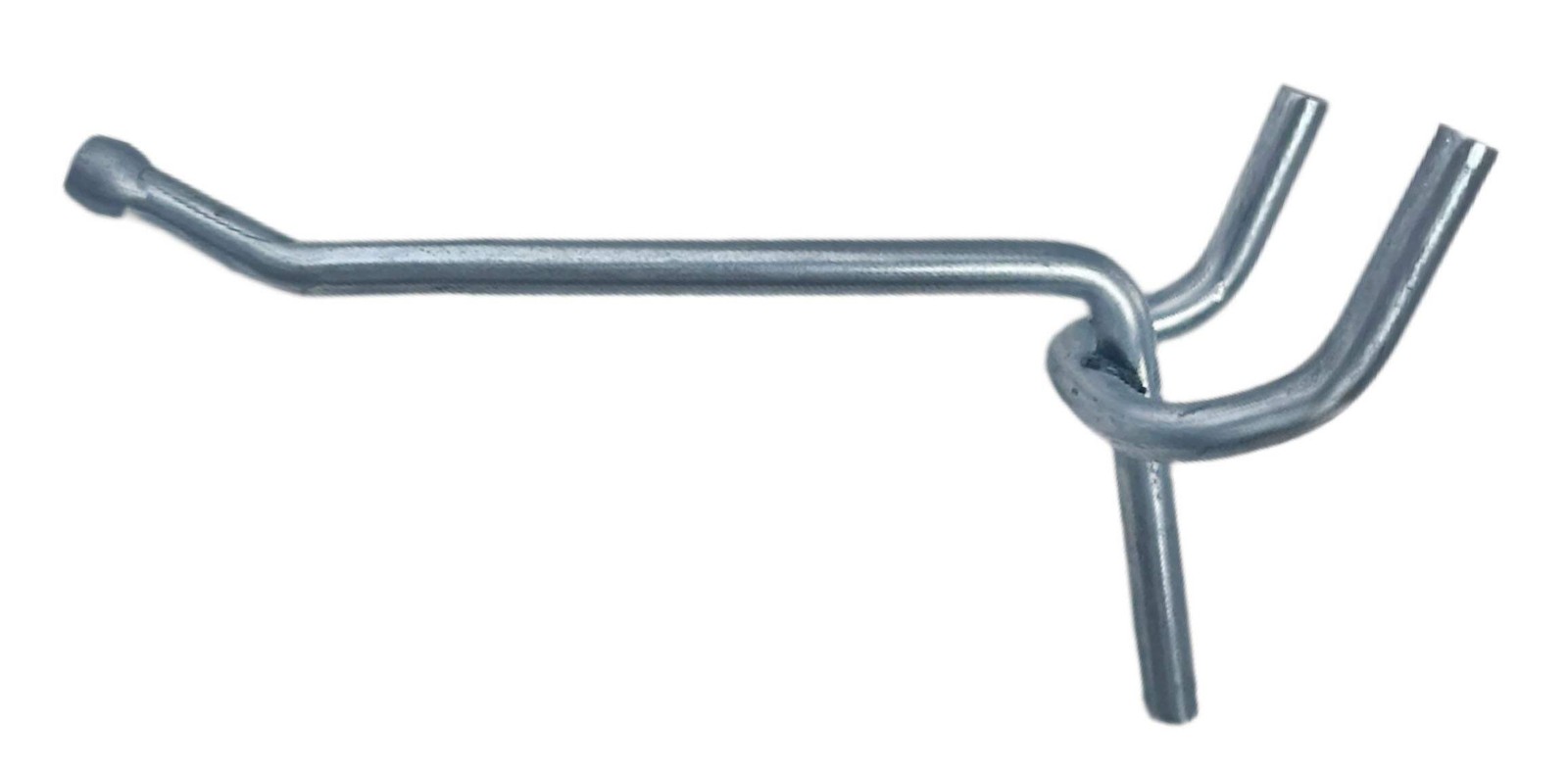 (75 PACK) 2 Inch All Metal Peg Hooks 1/8" to 1/4" Pegboard, Slatwall, Garage kit