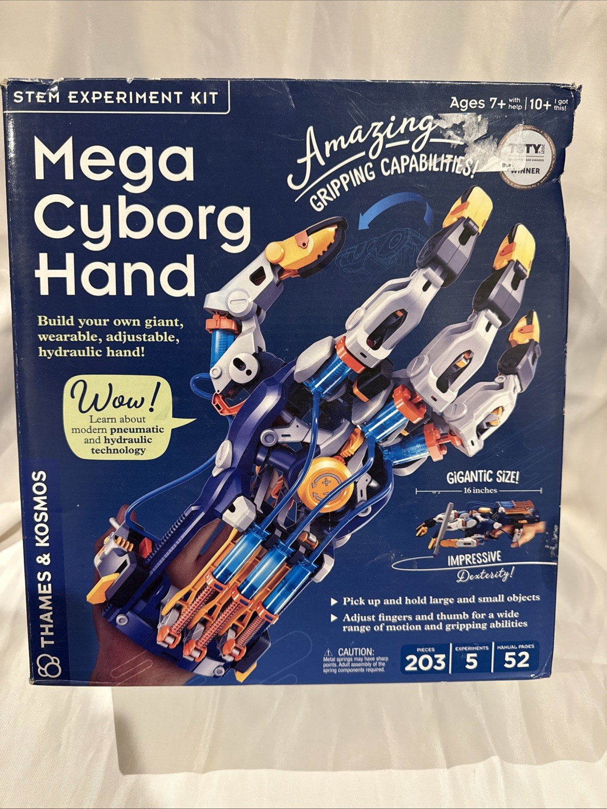 Thames Kosmos Mega Cyborg Hand STEM Experiment Kit Build Your Own
