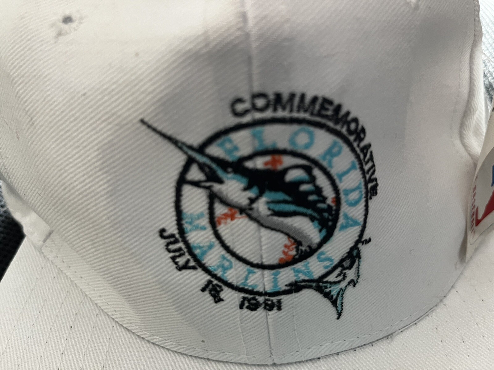 Florida Marlins Hat snapback 1991 signed Tony Perez