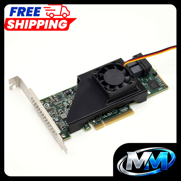 LSI 9300 9341 9311 8i SAS HBA Cooling Fan Included + Shroud All-In-One Cooler
