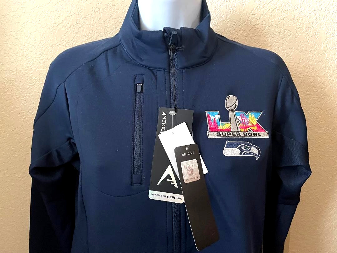 2026 NFL Super Bowl 60 Seattle Seahawks Women's Generation Full Zip Size L