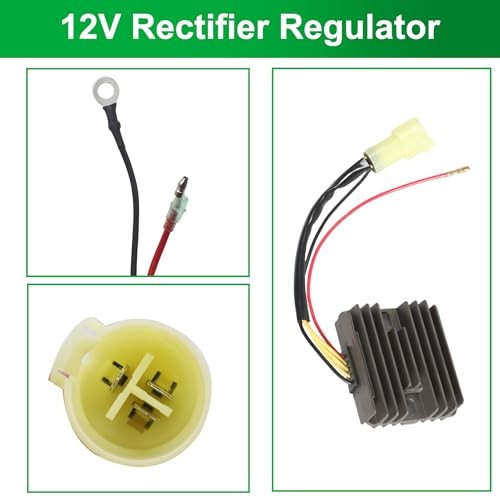 12V Voltage Rectifier Regulator Replacement for Yamaha 80-100hp Outboard 75