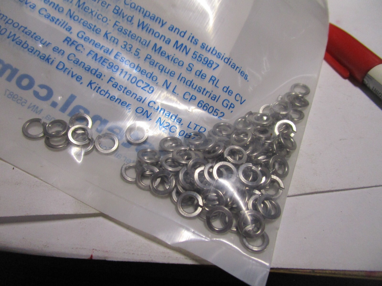 #10 18-8 Stainless Steel Medium Split Lock Washer QTY 100