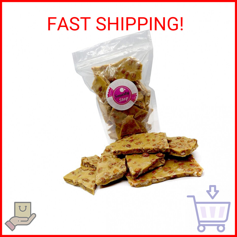 Home Style Peanut Brittle Candy by Smarty Stop (1 Pound (Pack of 1))
