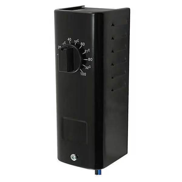Dayton Line Voltage Mechanical Thermostat, Heat Only, -10 to 100F, 120 to 277V