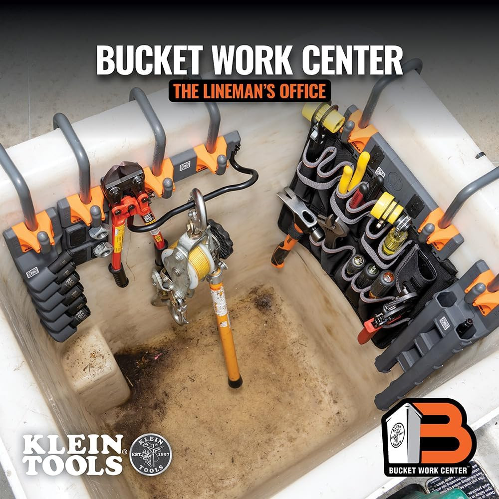 BC508S Utility Bar Storage Module with Secure S-Hooks for Aerial Buckets