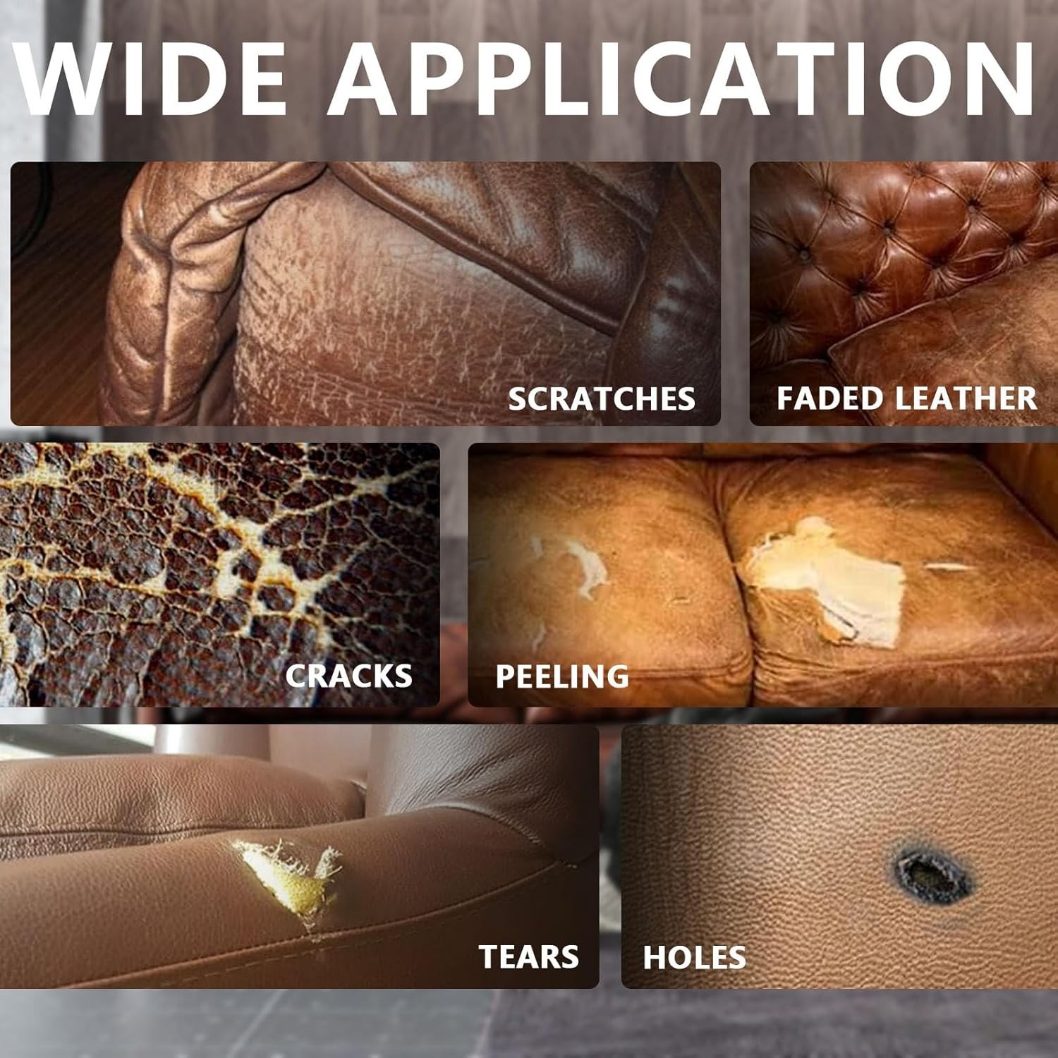 Dashboard Repair Kit Car Vinyl Dash Leather Cracked Furniture Kit Crack Sofa