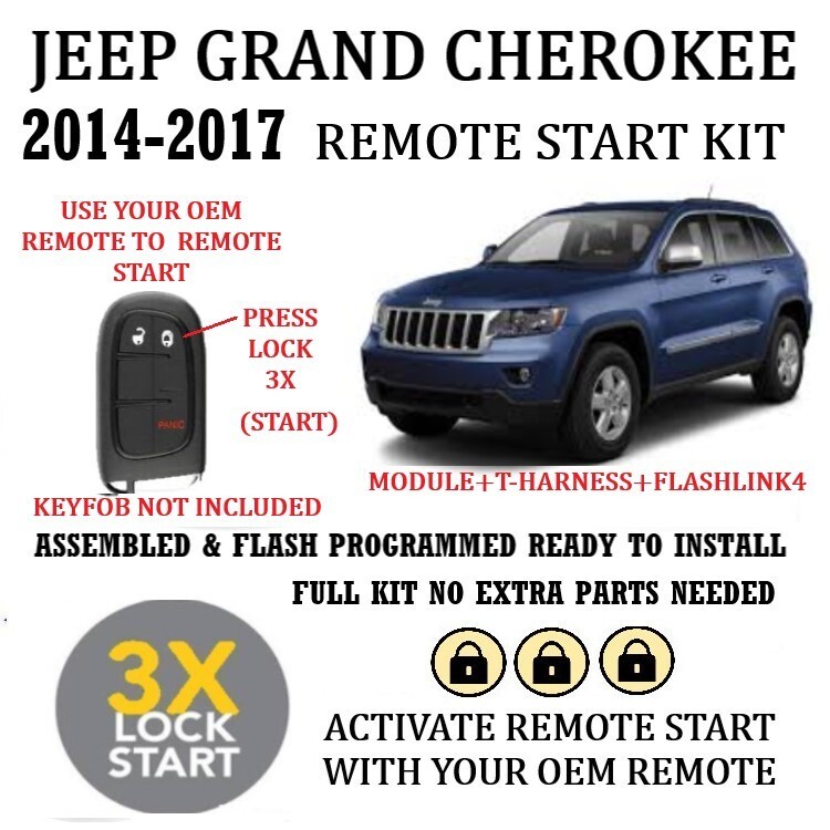 Plug & Play Remote Start fits JEEP GRAND CHEROKEE 2014