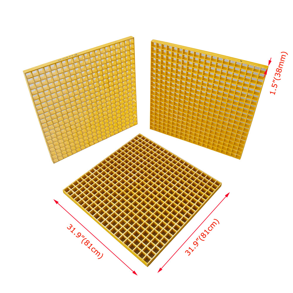 2.6ft*2.6ft Fiberglass / FRP Grating Structural Material