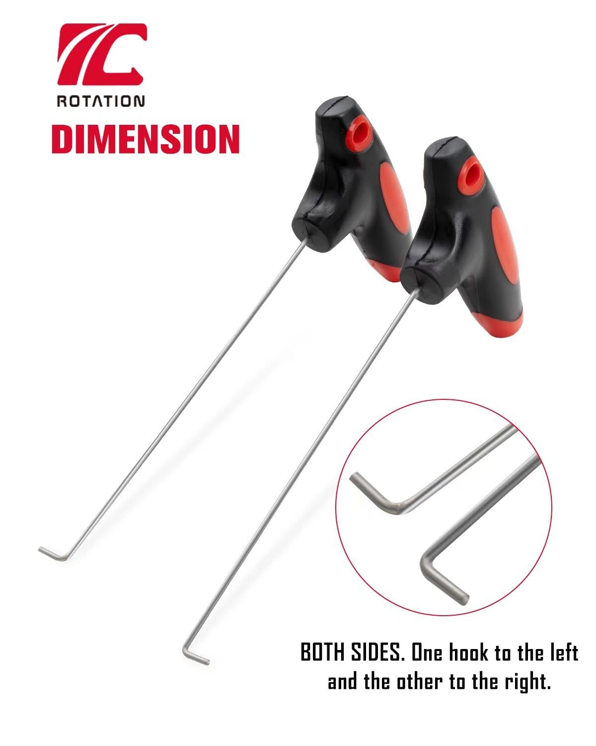 2-Piece Instrument Cluster Removal Tool – Dashboard Pulling Hooks Set