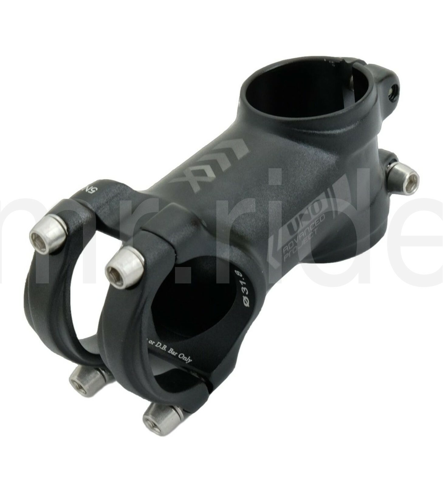 UNO AL 7075 Light Weight Stem -7° 60mm x 31.8 Black (19AP) for Road/MTB Bike
