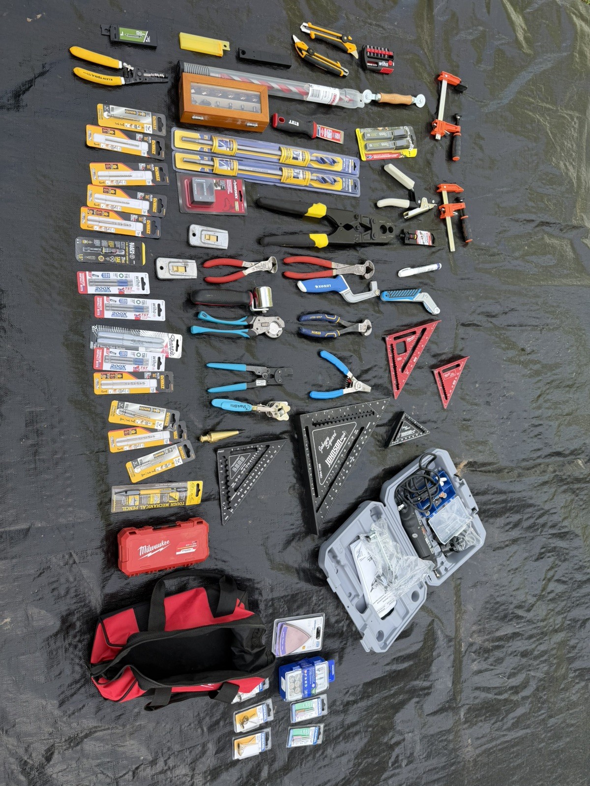 Milwaukee, shark bite, dewalt, Irwin plumbing lot