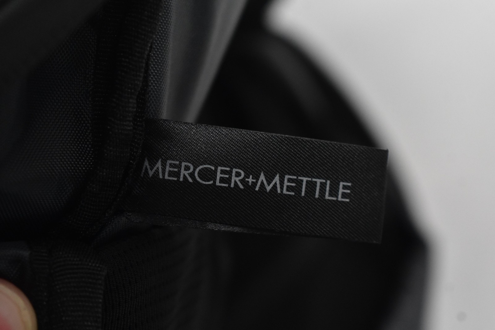 Mercer+Mettle Gray 18" Backpack Laptop Compartment Branded Bag