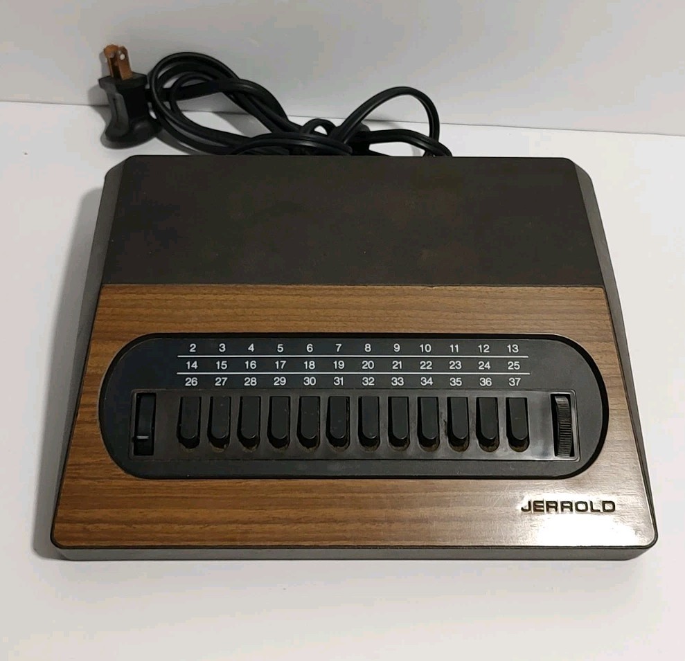 VTG General Instrument Cable Box JSX-3 Jerrold 13 Switch, Catv Cable Converter