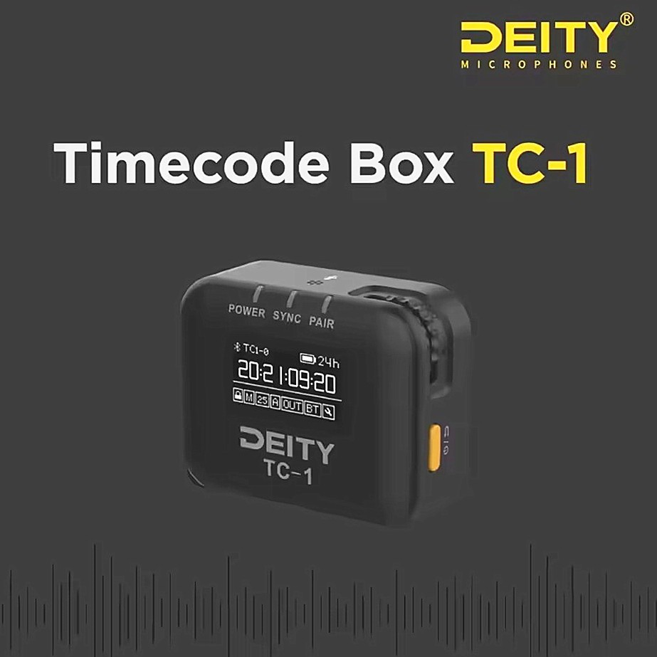 Deity TC-1 TC1 Wireless Timecode Box Generator Microphone Time Coder Recording