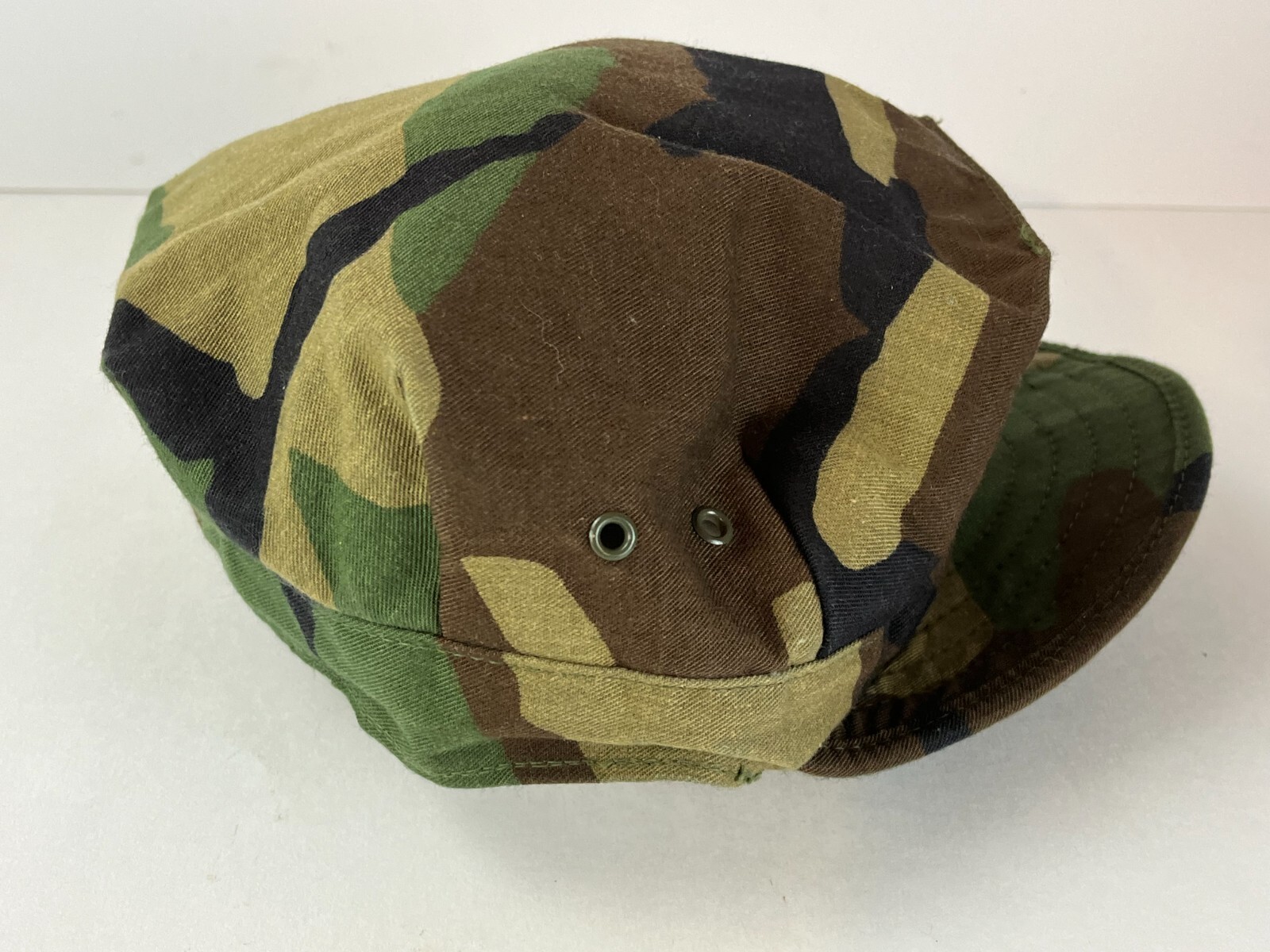 Genuine Camouflage Military Cap Hat Typer II 2 Utility Woodland DLA100 81c3422
