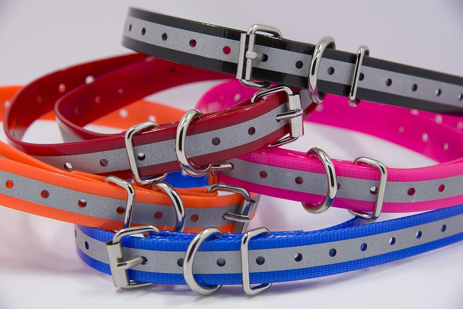 Adjustable 27½” Dog Training Collar Strap - Universal Fit with Reflective Design