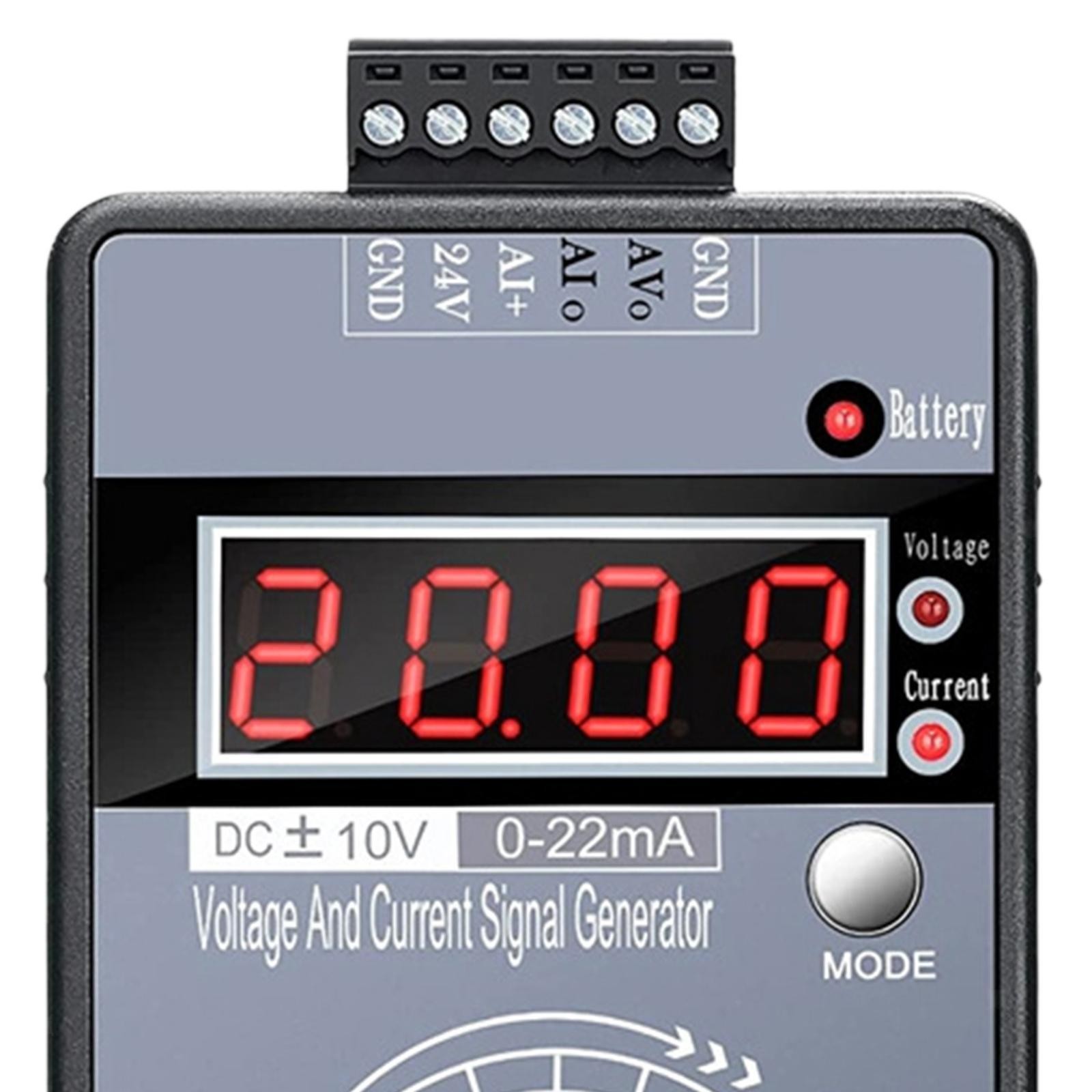 Adjustable Signal Generator Current Voltage Analog Simulator Debugging Handheld