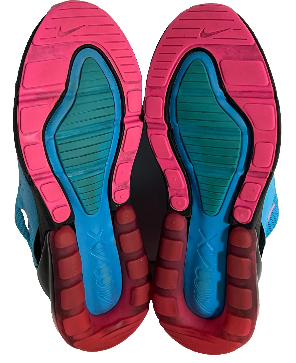 Nike Air Max270 South Beach BV6078400 Mens 9 Blue Running Shoes (No Insoles)