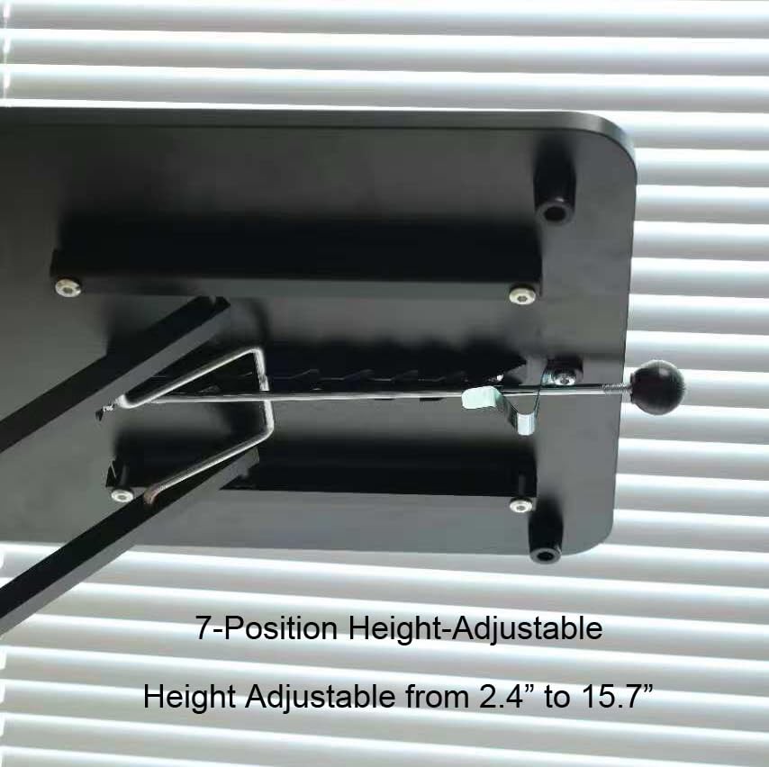 VebaCidi Height Adjustable Sit to Stand Desk Riser, Compact Compact, Black
