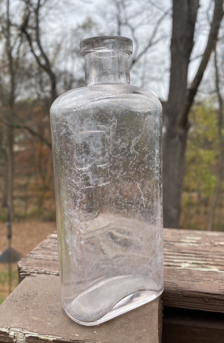 Gump Pure Rye Whiskey Flask Baltimore MD