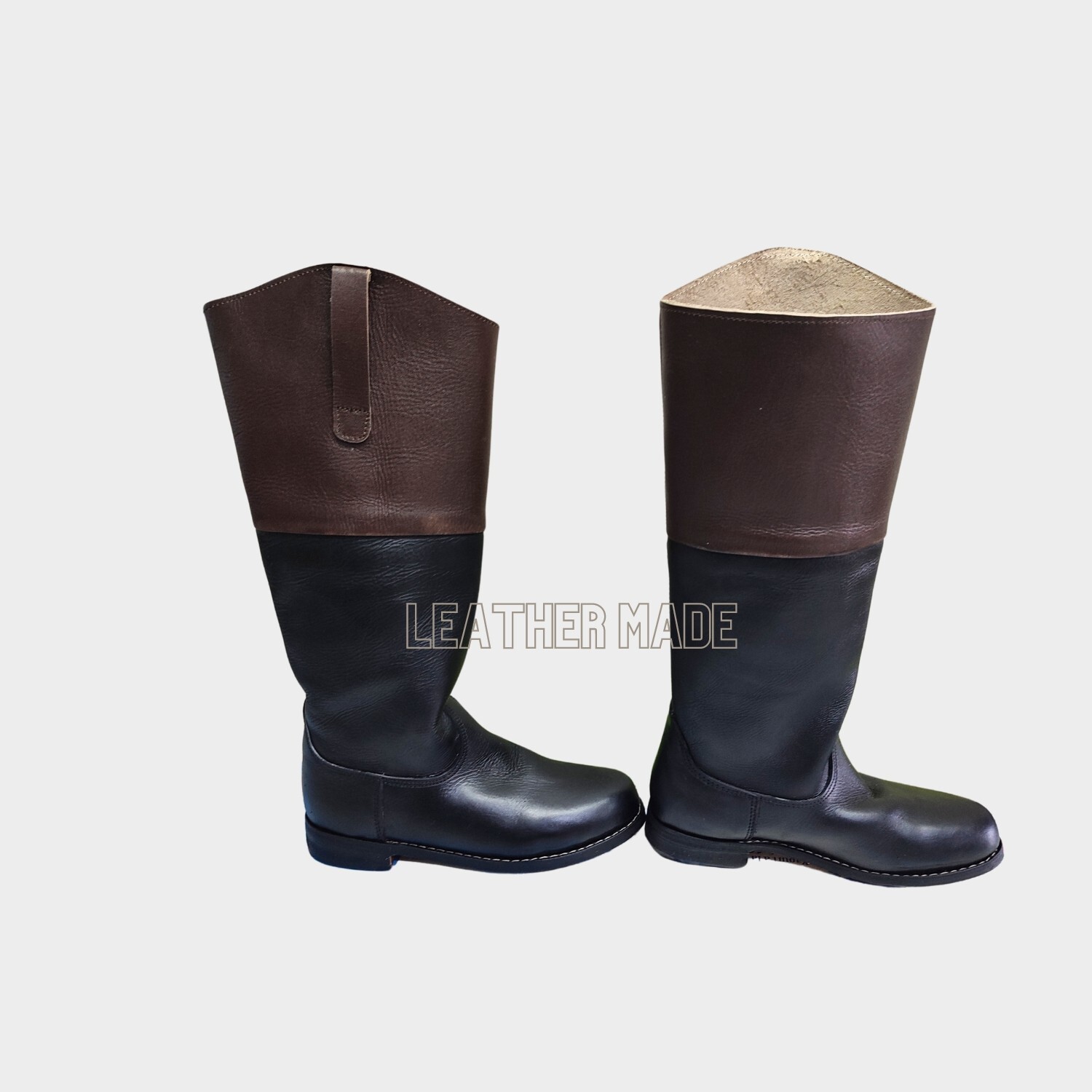 REVOLUTIONARY WAR LEATHER BOOTS Size US 5-15