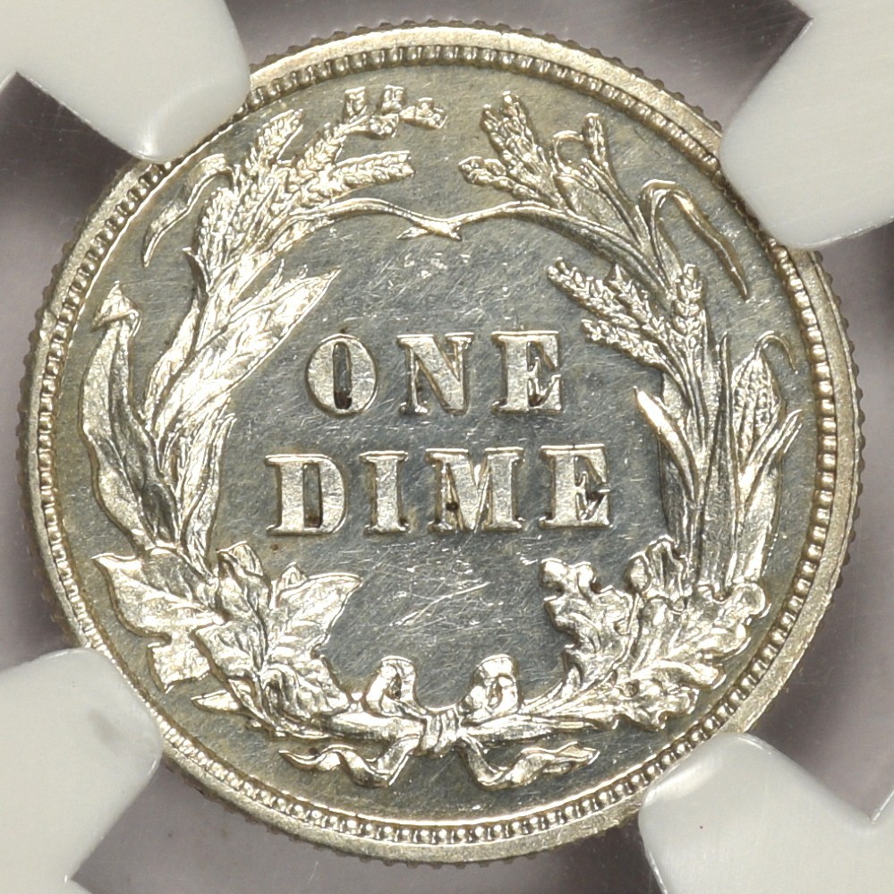 1905 PROOF BARBER DIME ~ NGC PF61 ~ NICE AND WHITE!