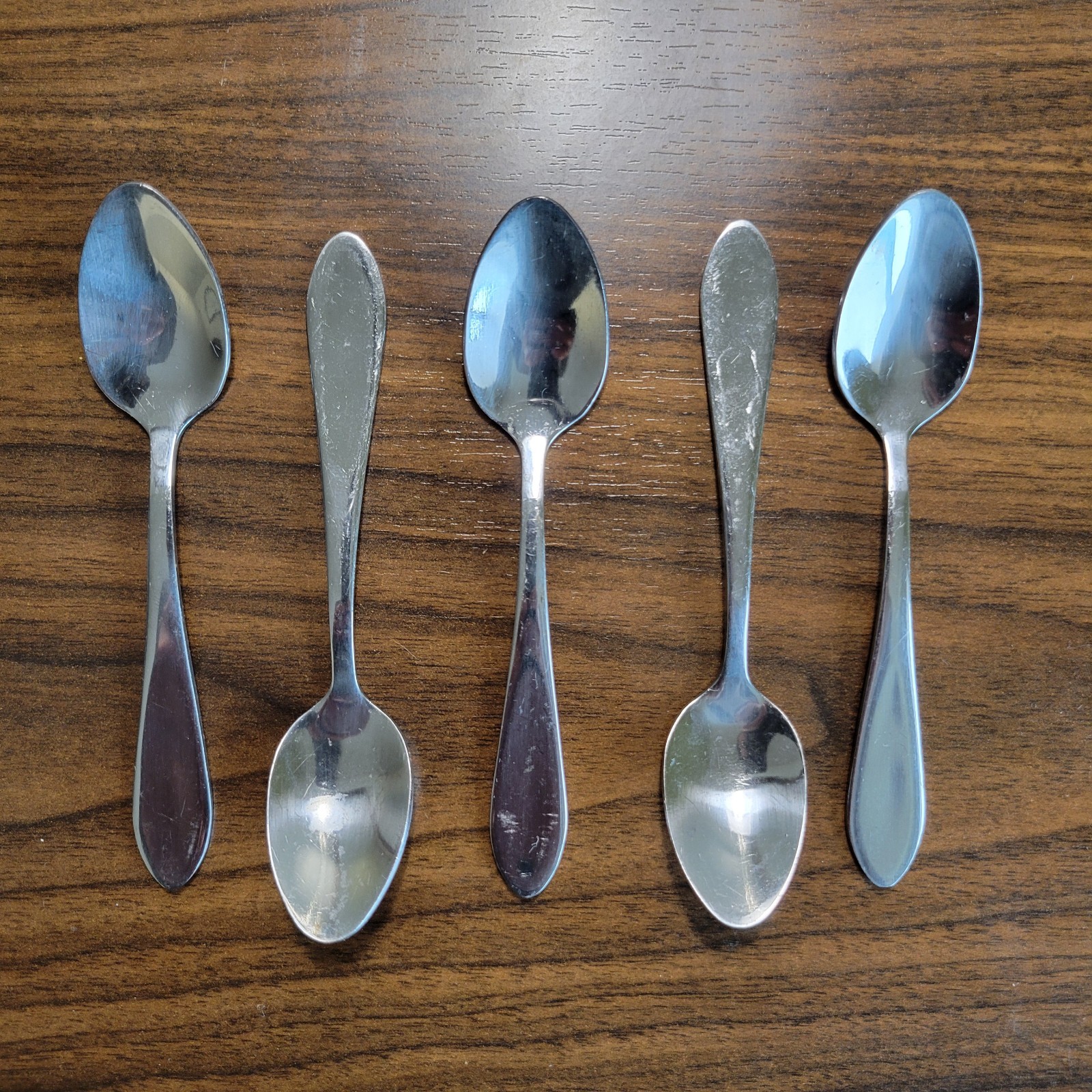 Gibson Stainless Demitasse / Espresso Coffee Spoons set of 5 (4.5 inches)