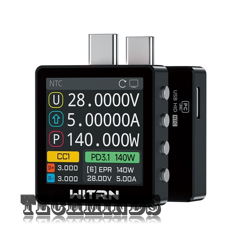 Multifunctional USB Tester Power Meter Voltmeter Ammeter PD3.1 Fast Charging
