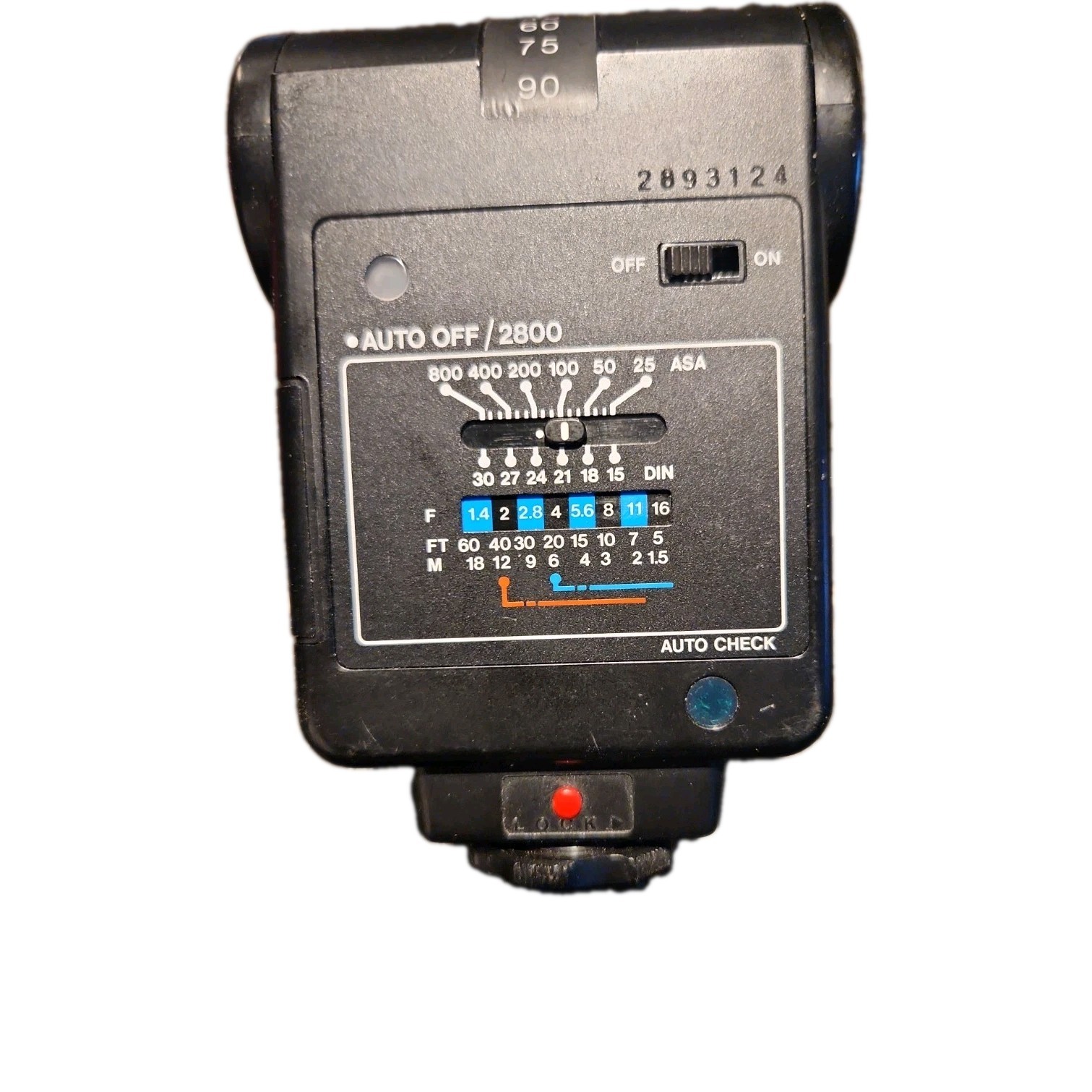 Vivitar Auto Thyristor 2800 Flash Shoe Mount For Camera - Tested