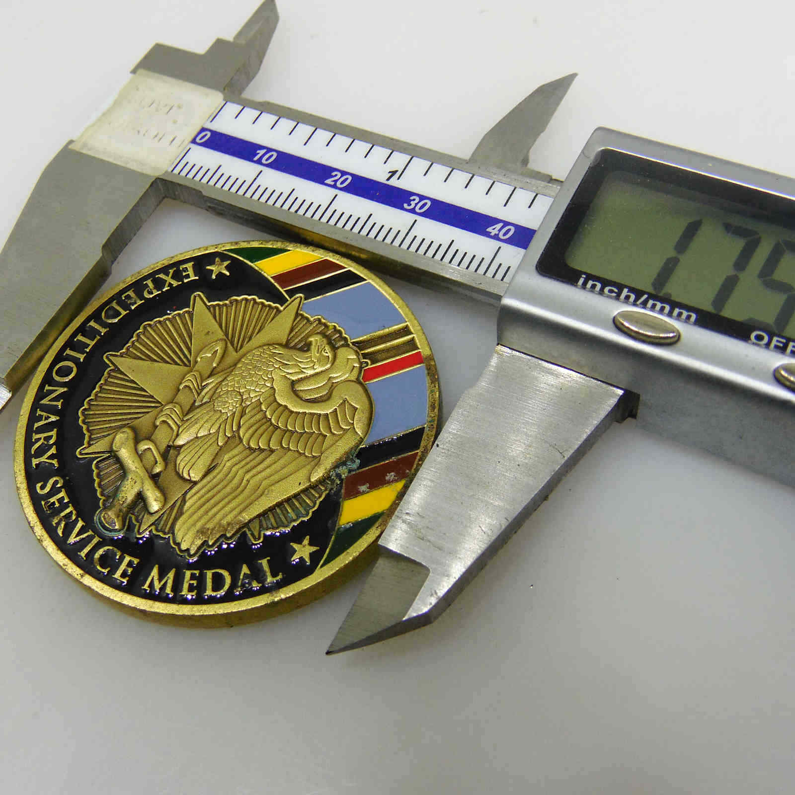 EXPEDITIONARY SERVICE MEDAL CHALLENGE COIN