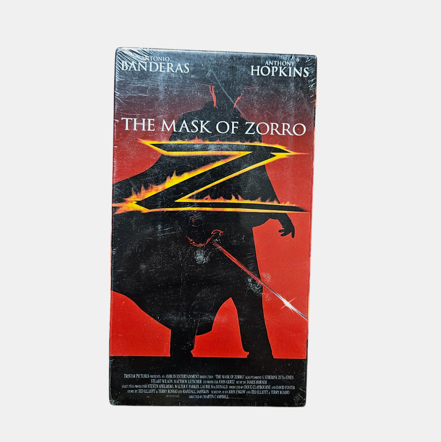 The Mask of Zorro (VHS, 1998) Antonio Banderas, Hopkins, Zeta-Jones Sealed New