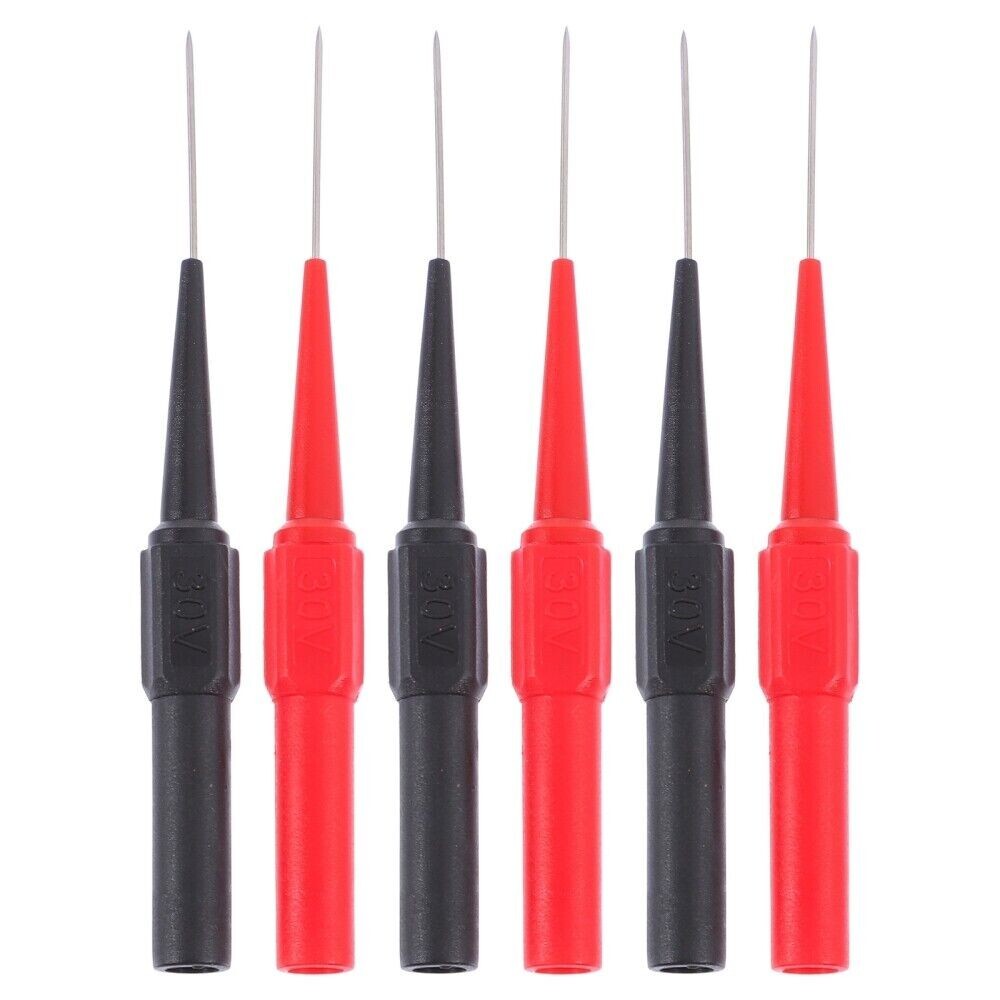 6pcs Test Pin Back Probe Kit Wire Probe Back Probe Kit Automotive