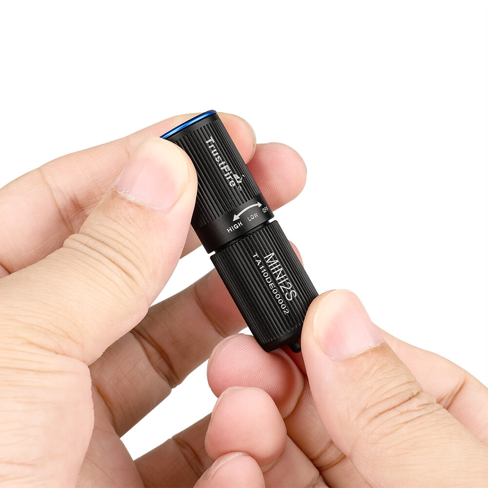 TrustFire Mini2s Keyring Mini Rechargeable LED Flashlight Torch Waterproof US