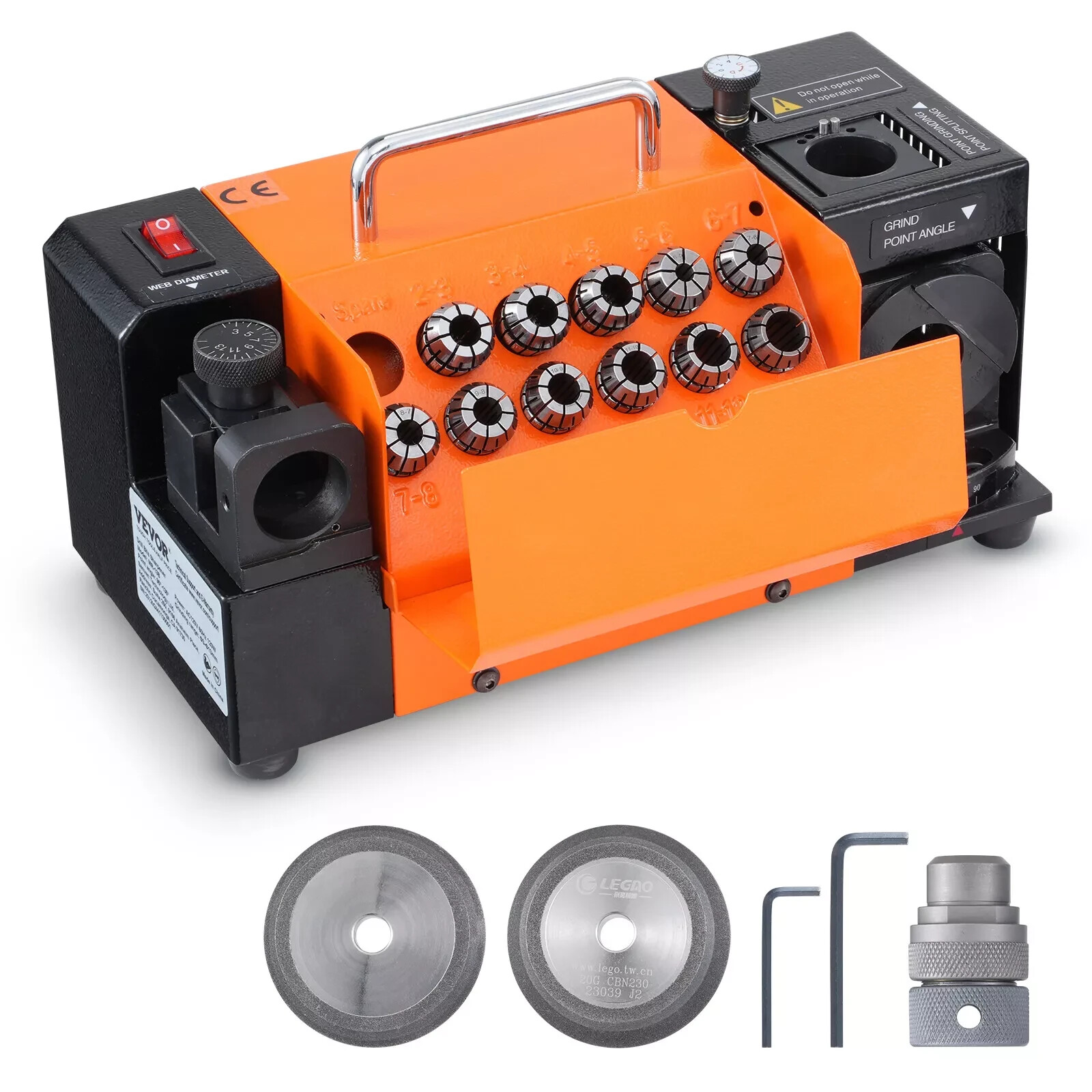 MR-13A Powered Drill Bits Sharpener ф2mm-ф13mm Portable Bit Grinder 110V