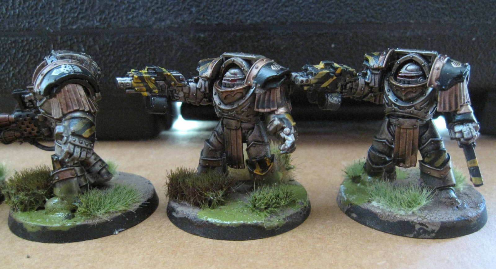 30K Horus Heresy Iron Warriors Cataphractii Terminators plastic painted
