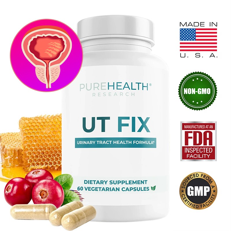 UT Fix D Mannose & Cranberry 60 Capsules - Urinary Tract Health