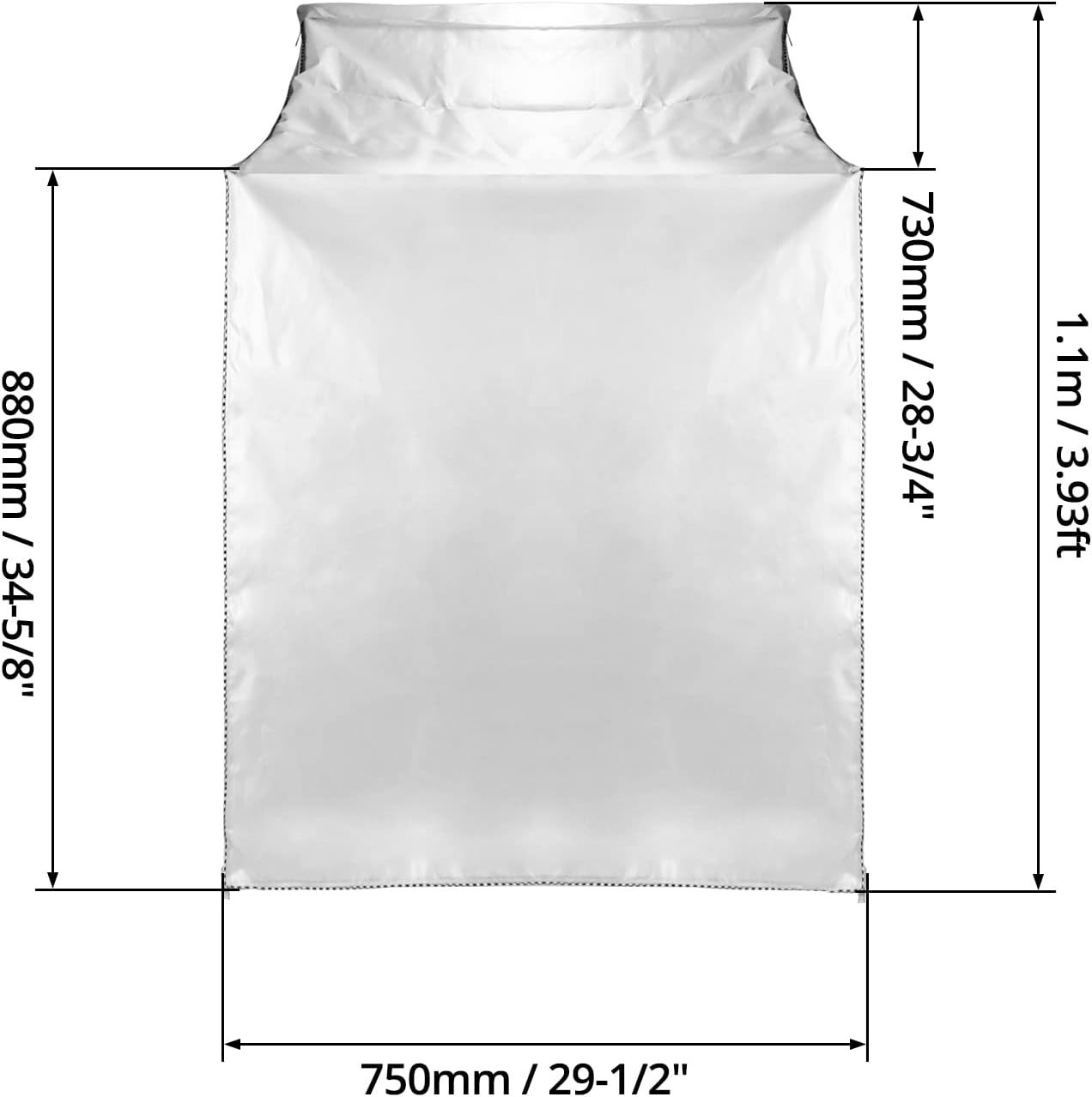 Cubiertas para Lavadora y Secadora Funda Resistente Impermeable para la Mayoría