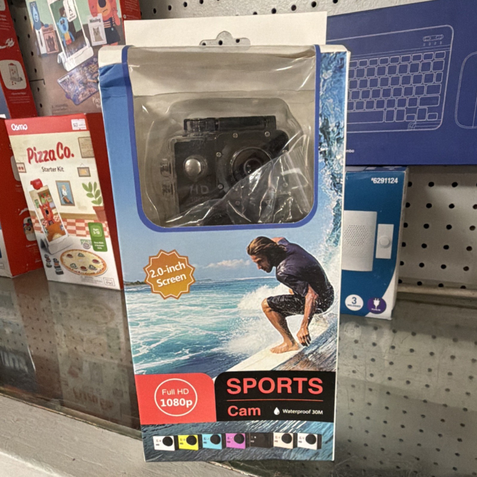 SPORTS Cam Full HD 1080p Waterproof 30M 2.0-inch Screen Underwater Camera