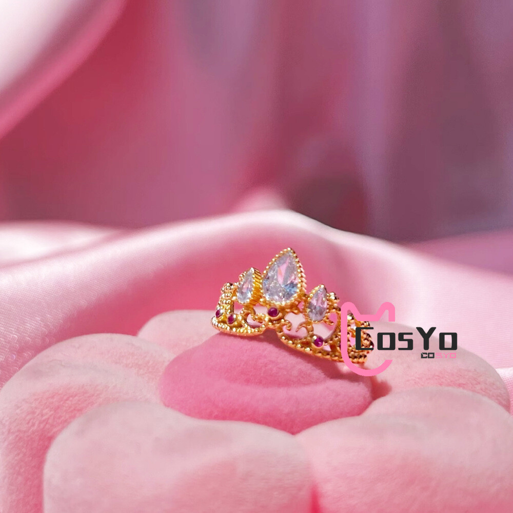 Rapunzel Crown Princess Ring Fashion Wedding Jewelry Accessories Rings Gift