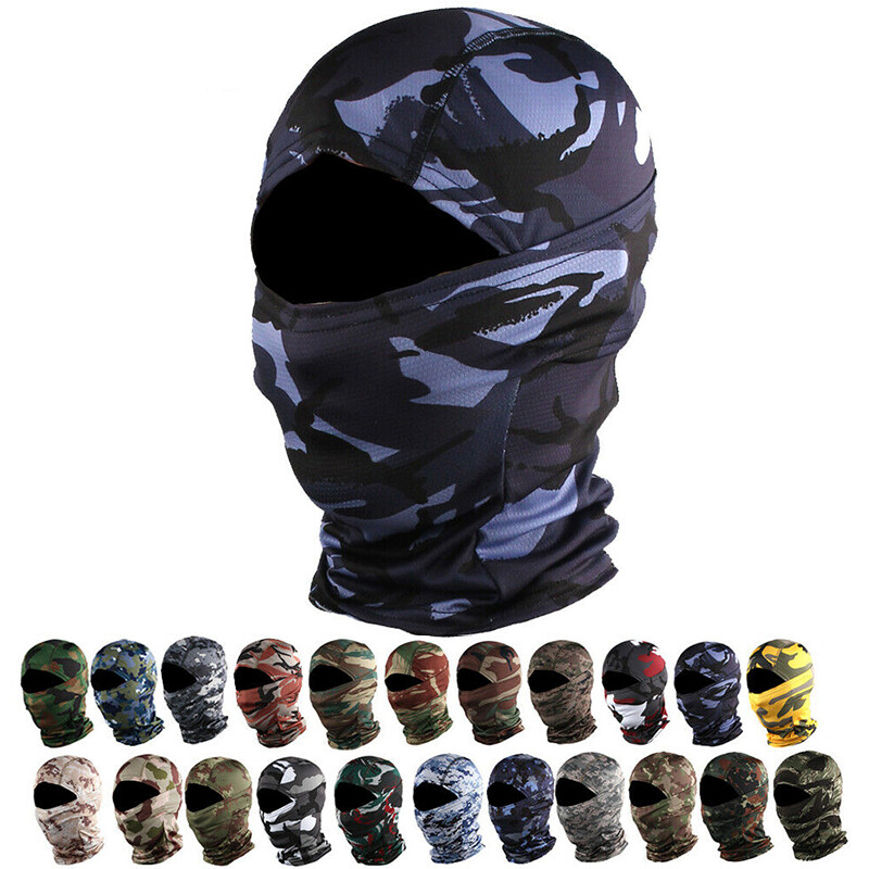Hunting Camo Balaclava Face Mask Neck Gaiter Snoods CS Outdoor Sports Headwear