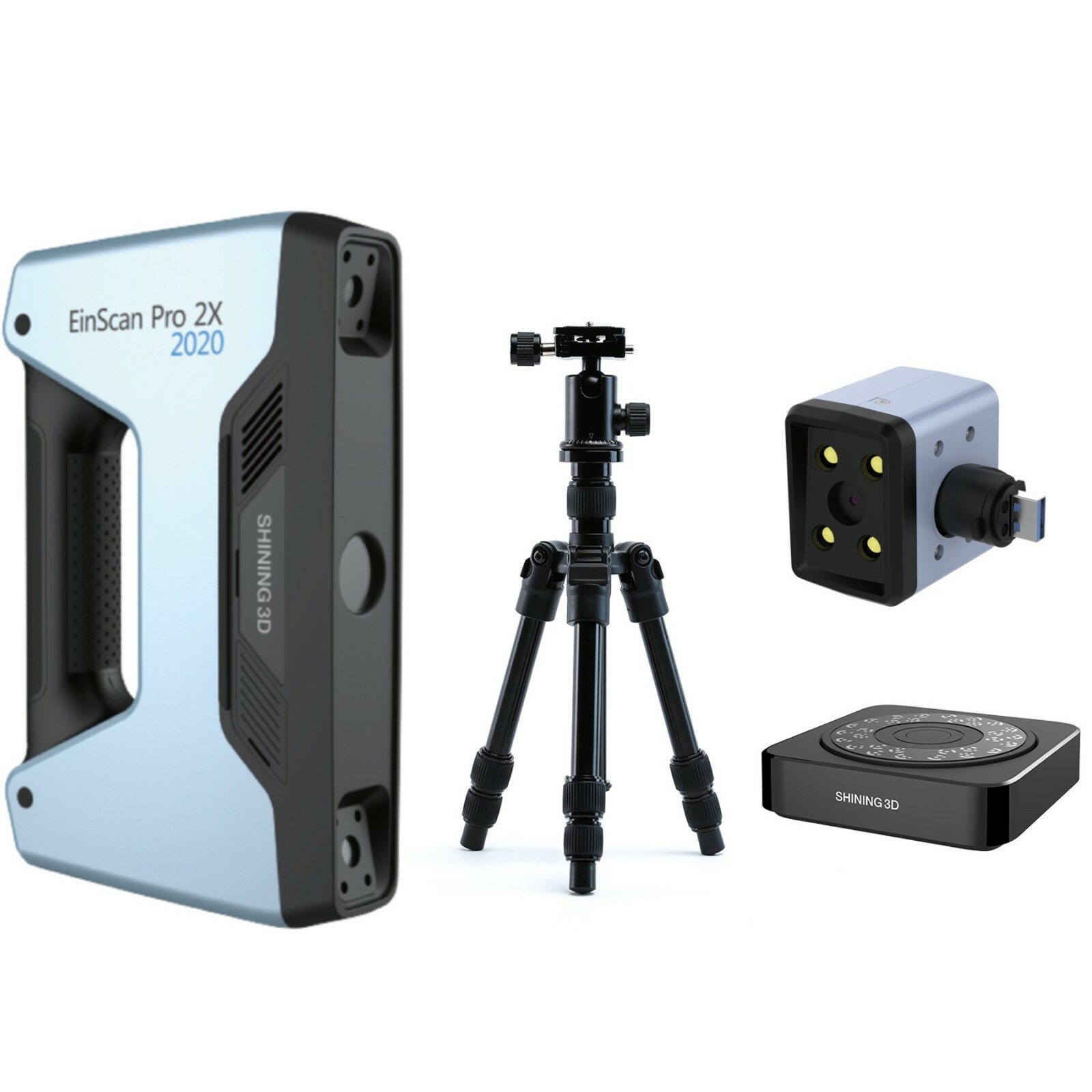 NEW [EinScan Pro 2X 2020 3D Scanner] w/ Industrial Pack & Color Pack & SolidEdge