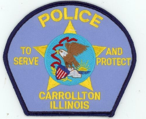 ILLINOIS IL CARROLLTON POLICE NICE SHOULDER PATCH SHERIFF