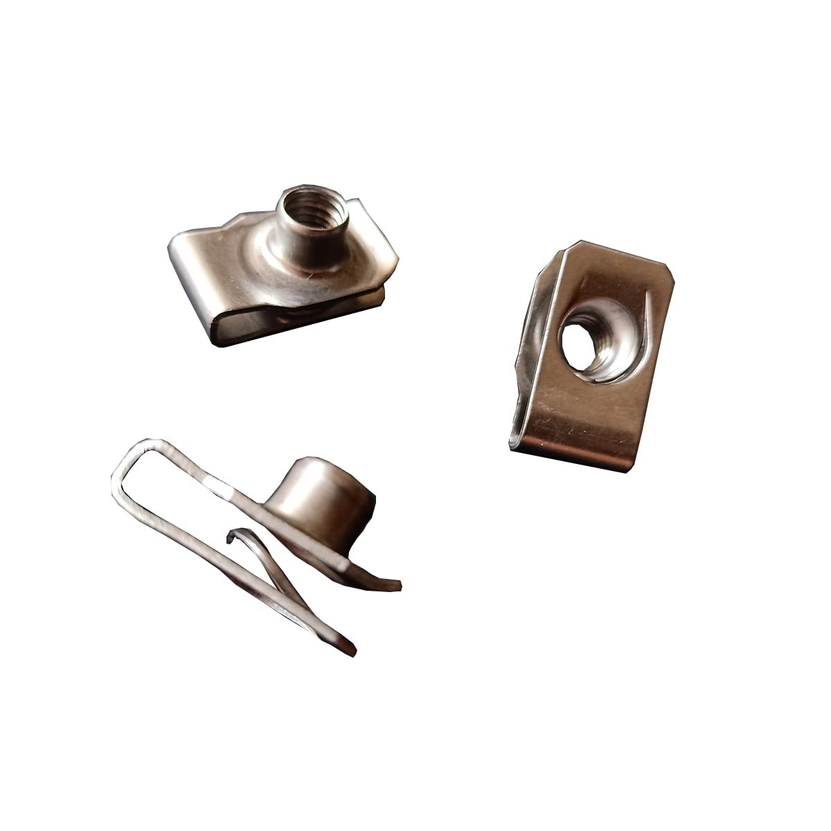 25 PCS M8 Stainless Steel UStyle ClipOn Nut UType Fasteners Hardware
